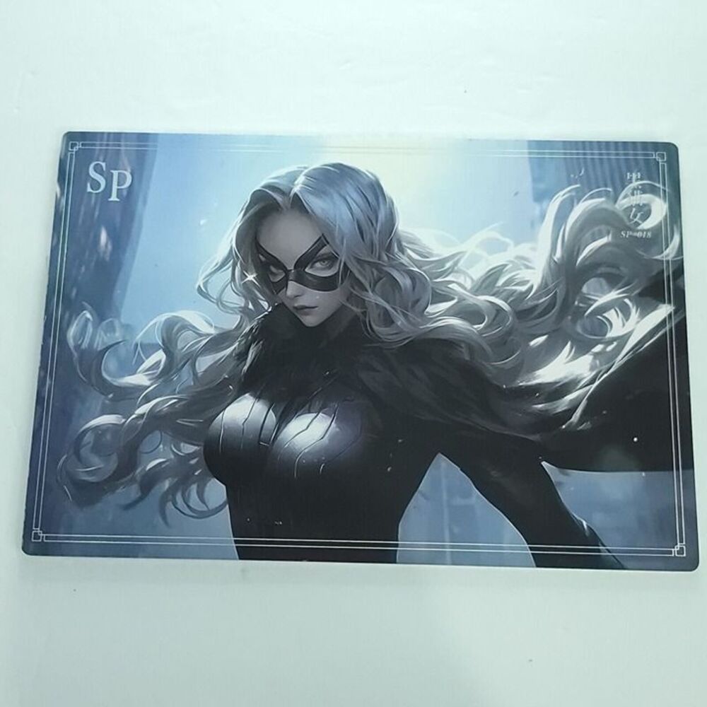 Black Cat Spiderman Waifu Card Phantom 8" x 5.5" Art Print Sp-018 A5 Size